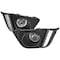 Spec-D Tuning 15-17 Honda Fit Fog Light With Day Time Running Light- Clear LF-FIT15CDRL-HZ - alternate 1